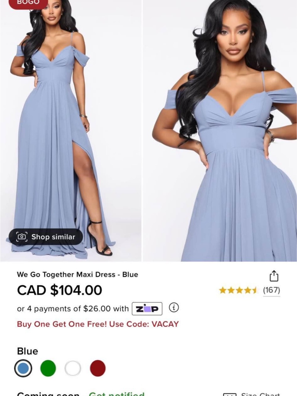 Maxi Dress - Blue